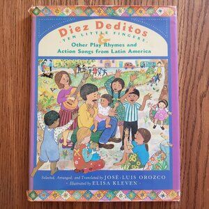 Lot of Diez Deditos / Ten Little Fingers Book + CD By Jose-Luis Orozco (1997)
